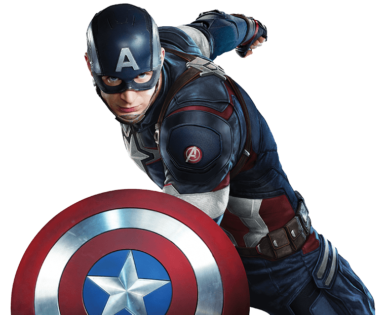 Capitan America Chris Evans PNG Trasparente