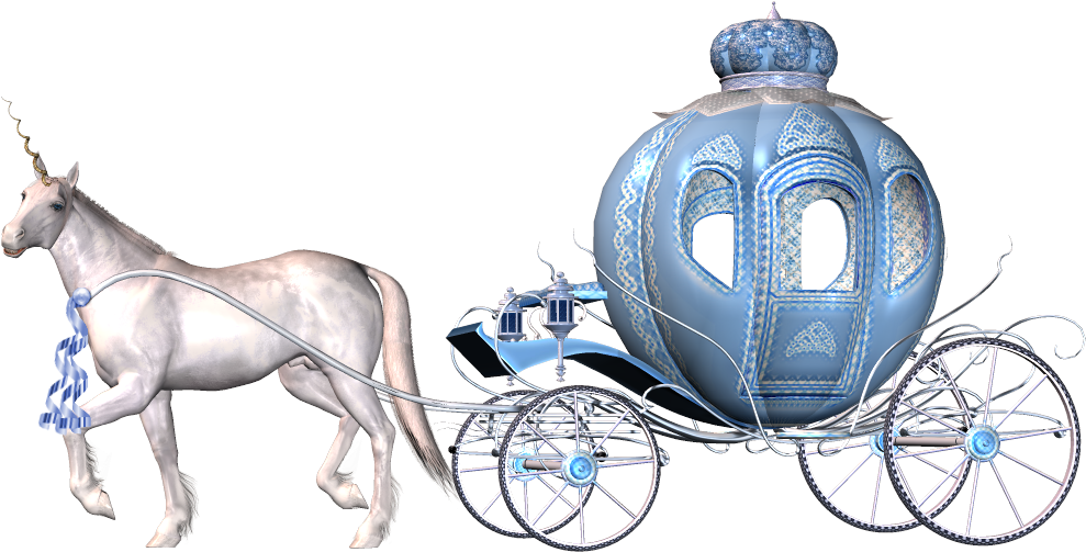 Cinderella Carriage PNG Gambar Transparan