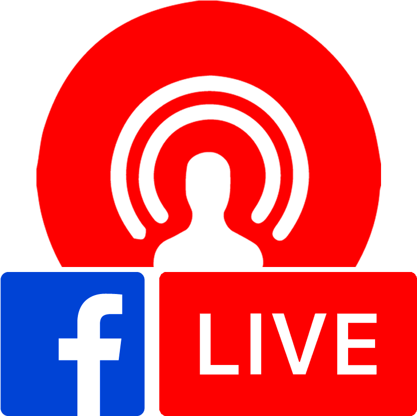 Fb live logo banner Transparante bibliotheek PNG
