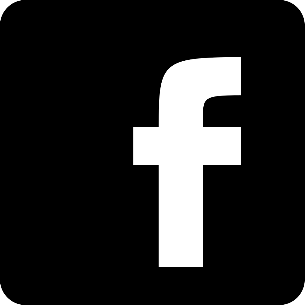 Facebook Comentários Black FB Logo Clipart PNG