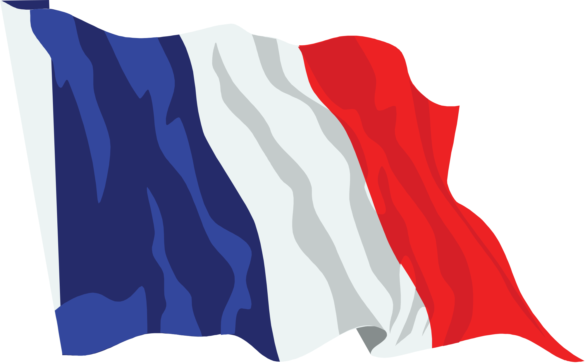 Fransa bayrağı PNG ücretsiz HQ indir