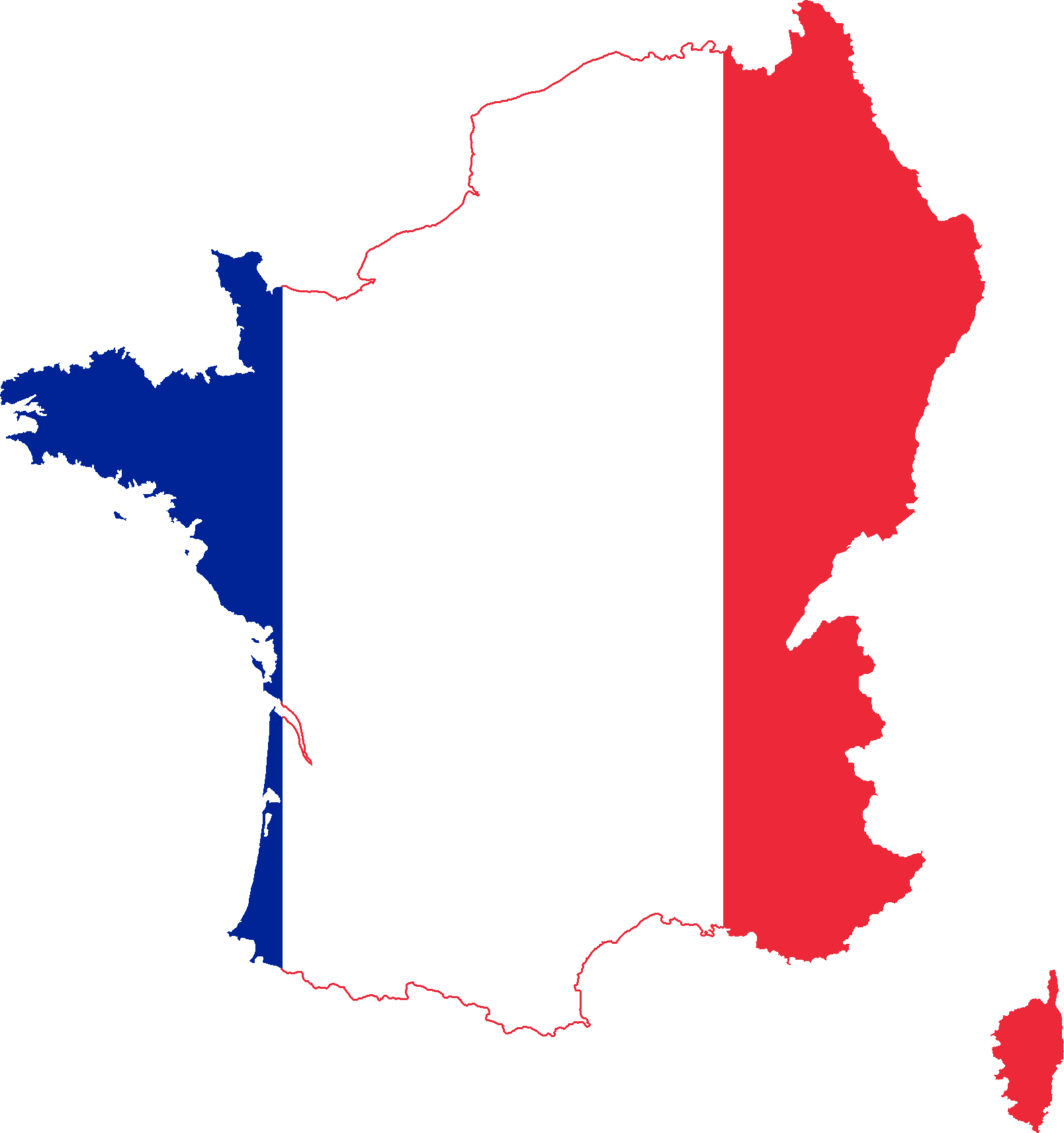 France Flag PNG รูปภาพ