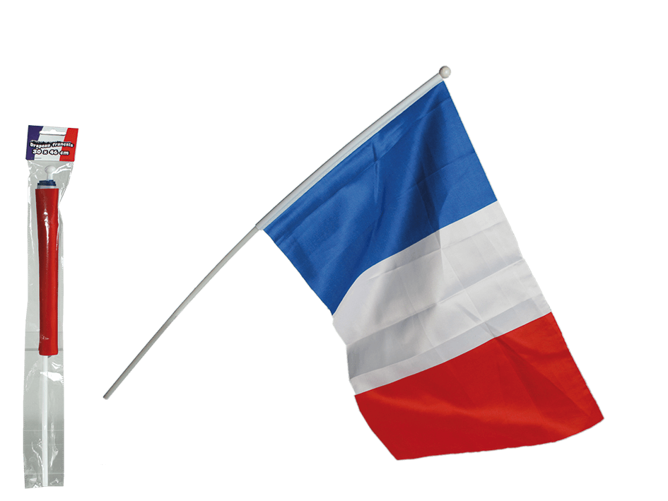 ธงของฝรั่งเศสภาพโปร่งใส
