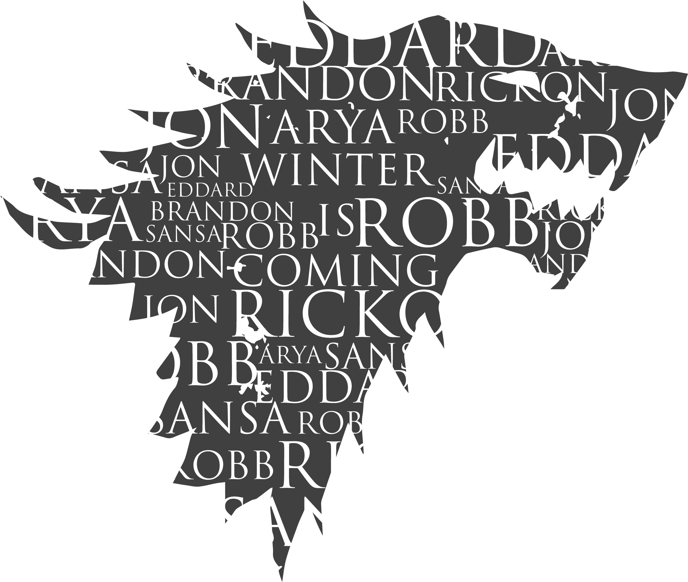 Game of Thrones House Stark PNG Photo
