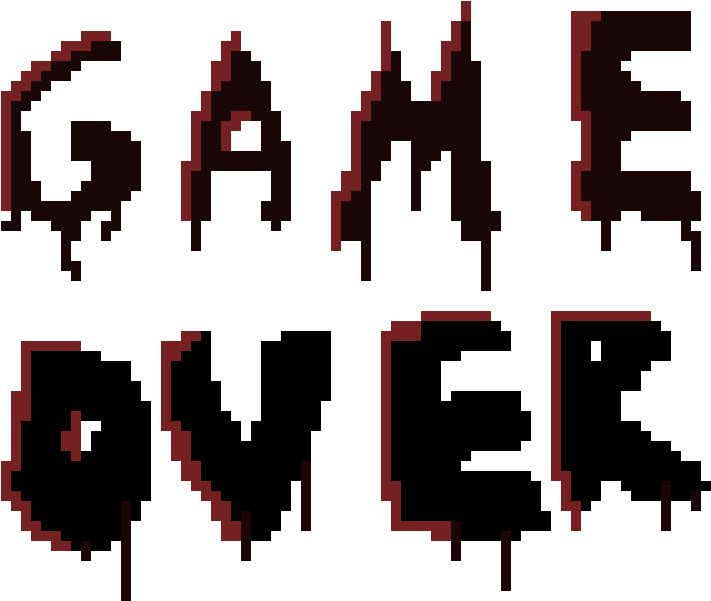 Game Over Logo PNG-Afbeelding HQ