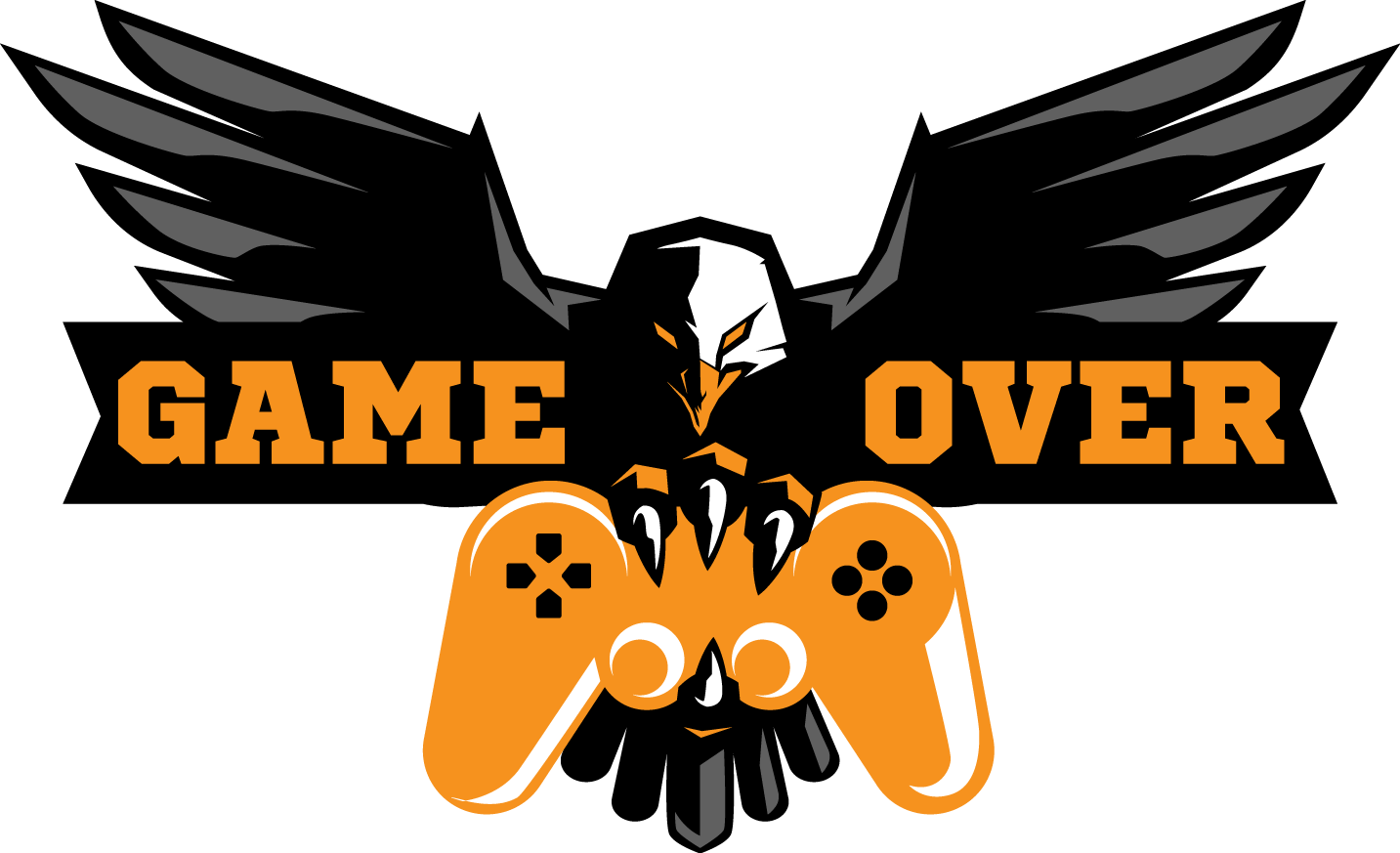 Game over logo PNG Photo HQ