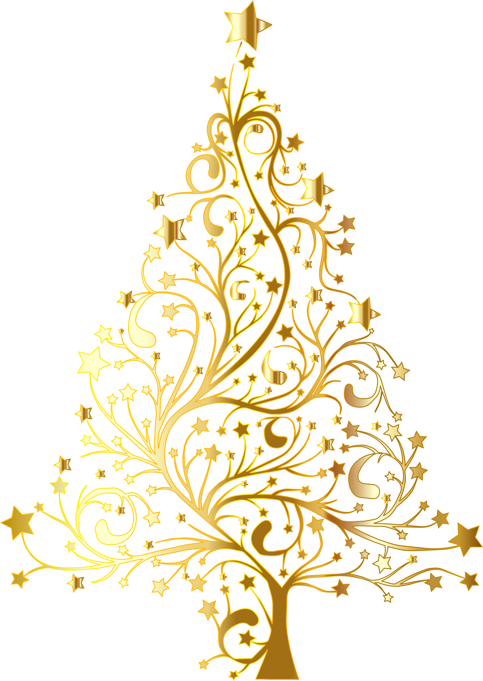 Gold frohe weihnachten baum PNG bild