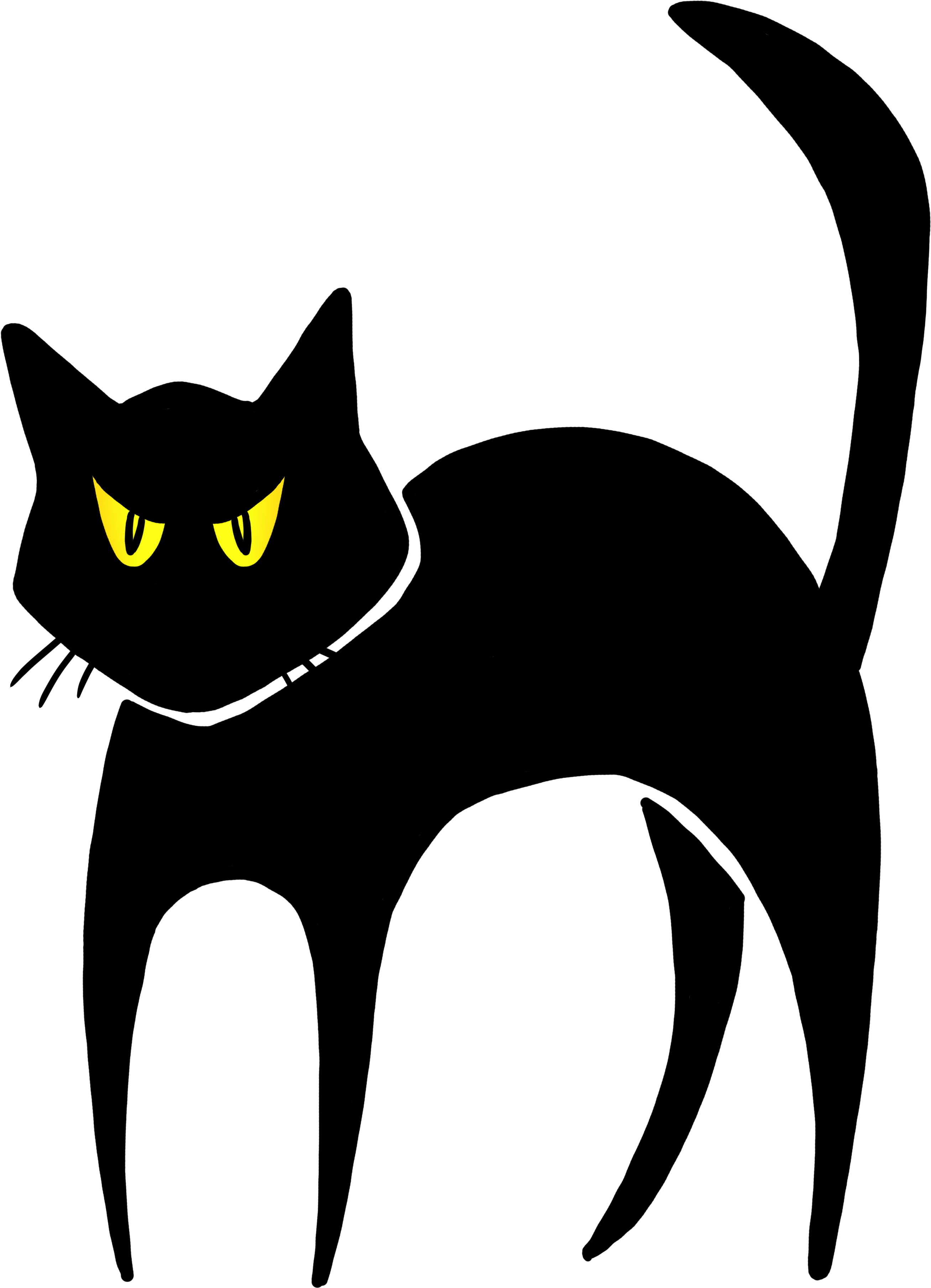 Dia das Bruxas Cat Foto de PNG dos desenhos animados HQ