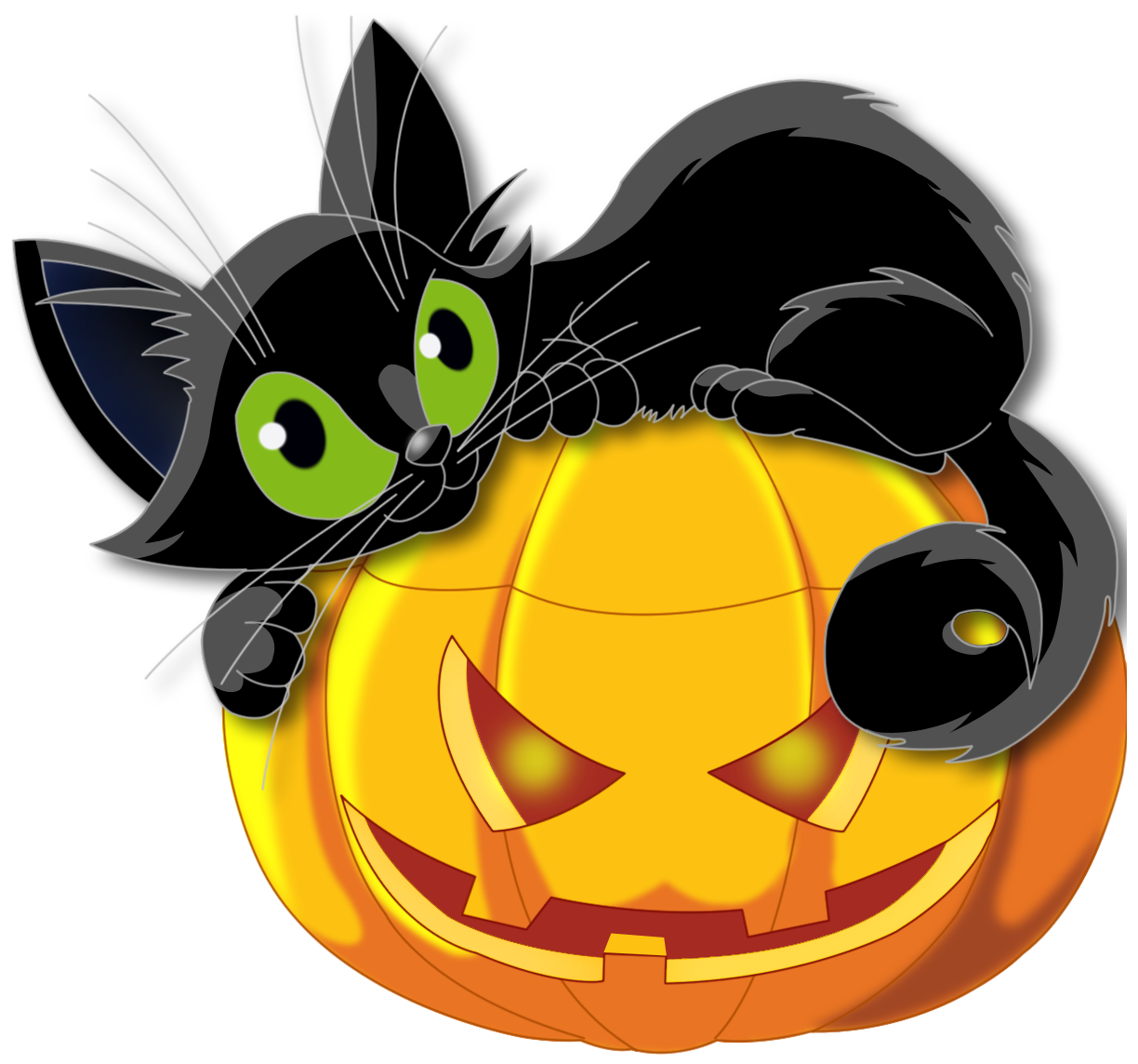 Halloween Katze PNG Pic