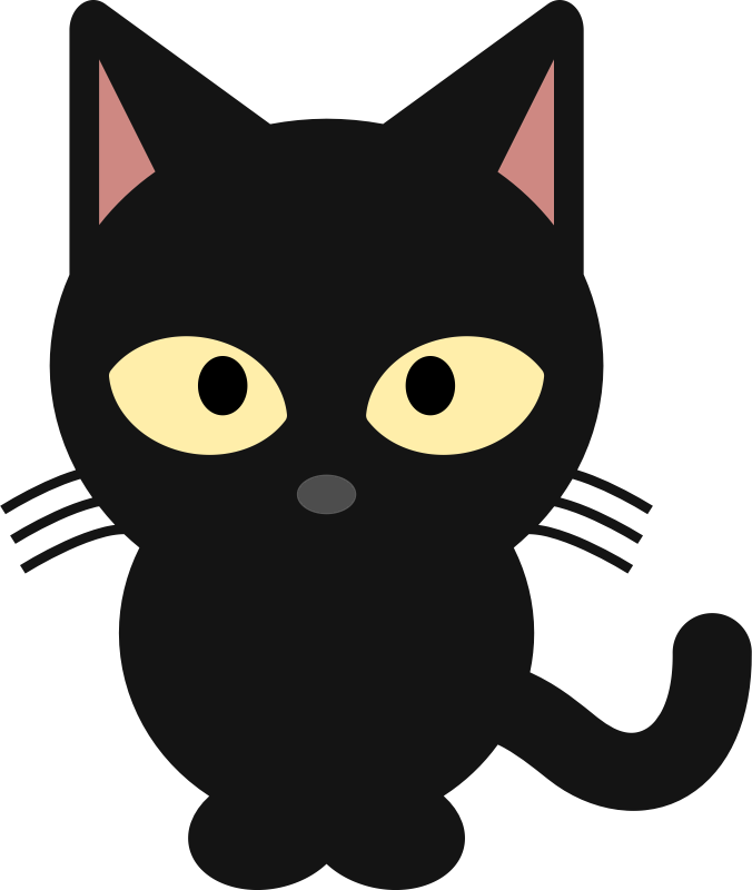 Halloween cat PNG Gambar