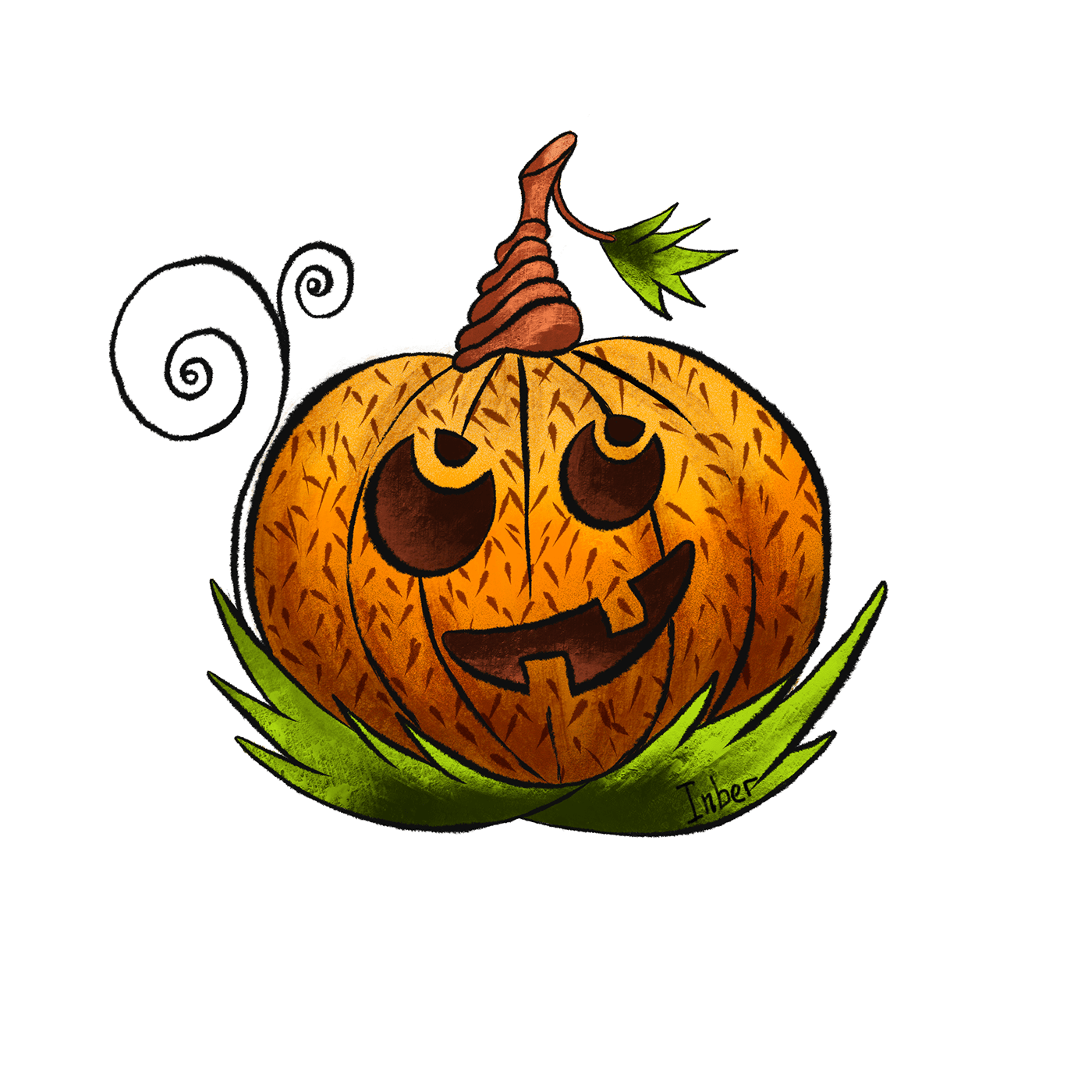 Halloween Decor Pumpkin PNG Gambar