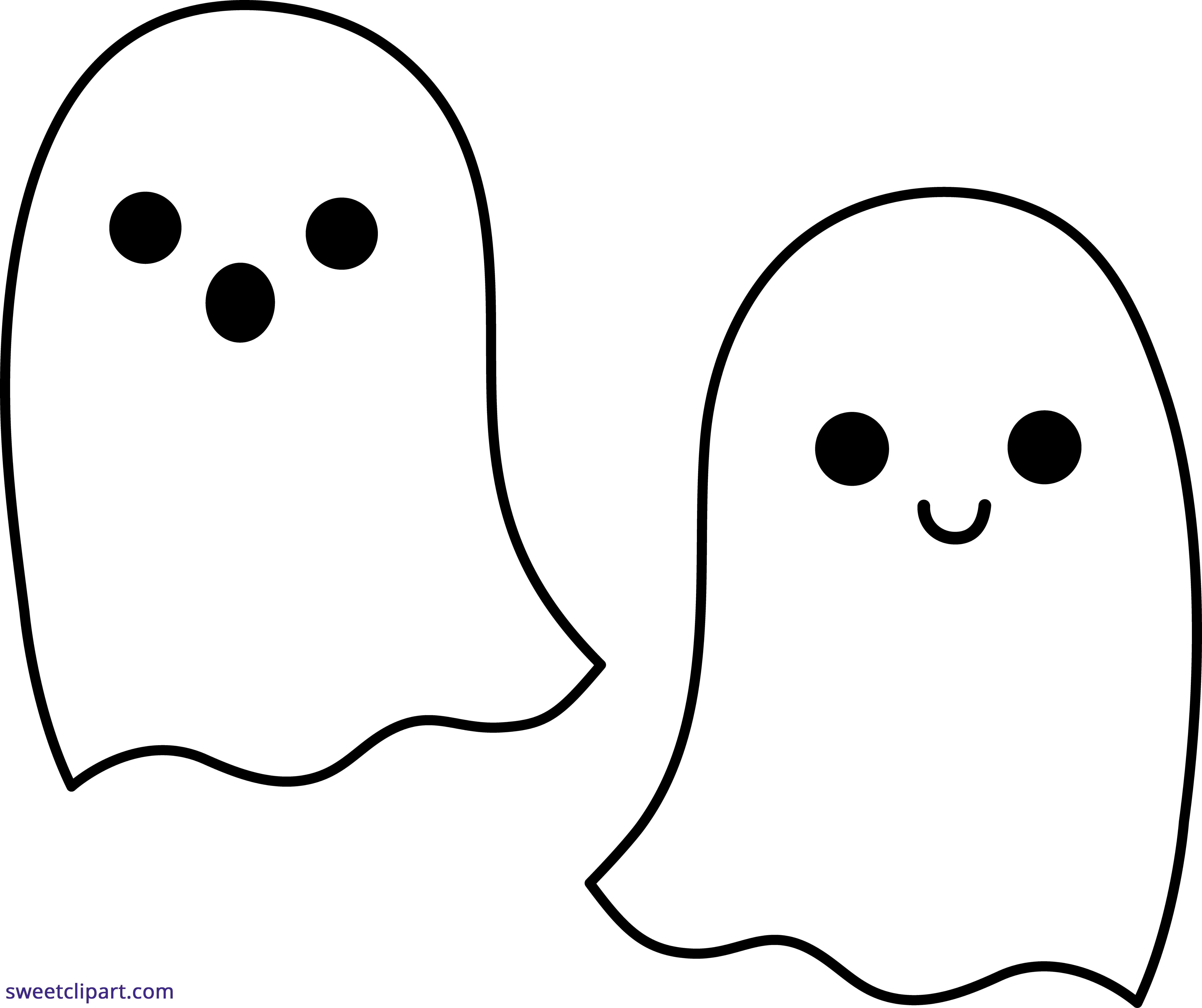 Halloween Ghost Vector PNG-Afbeelding HQ