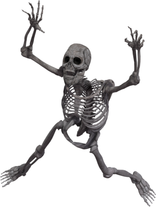 Halloween Skeleton Scary PNG HQ Pic