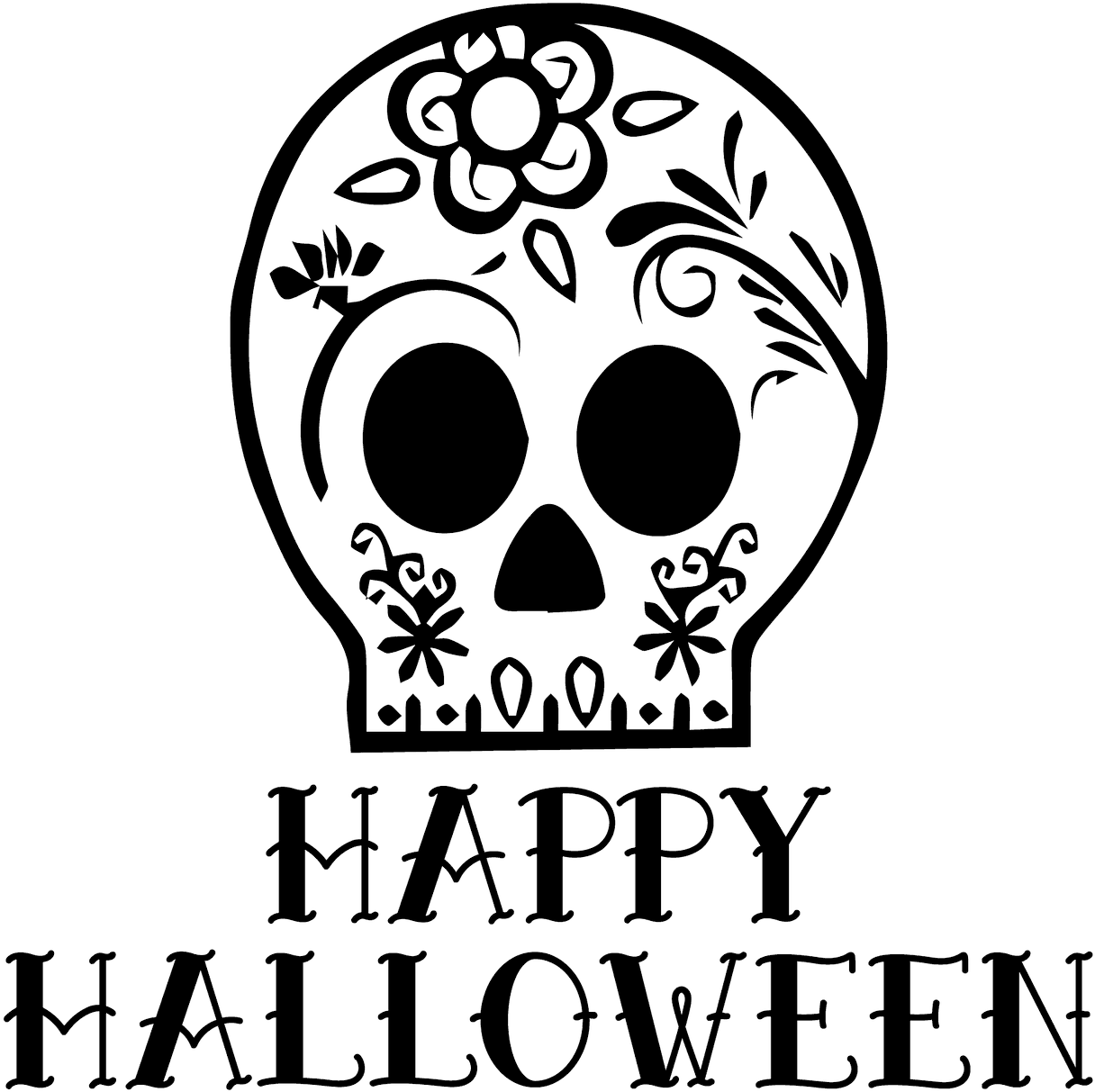 Halloween Skull Unduh Gambar PNG