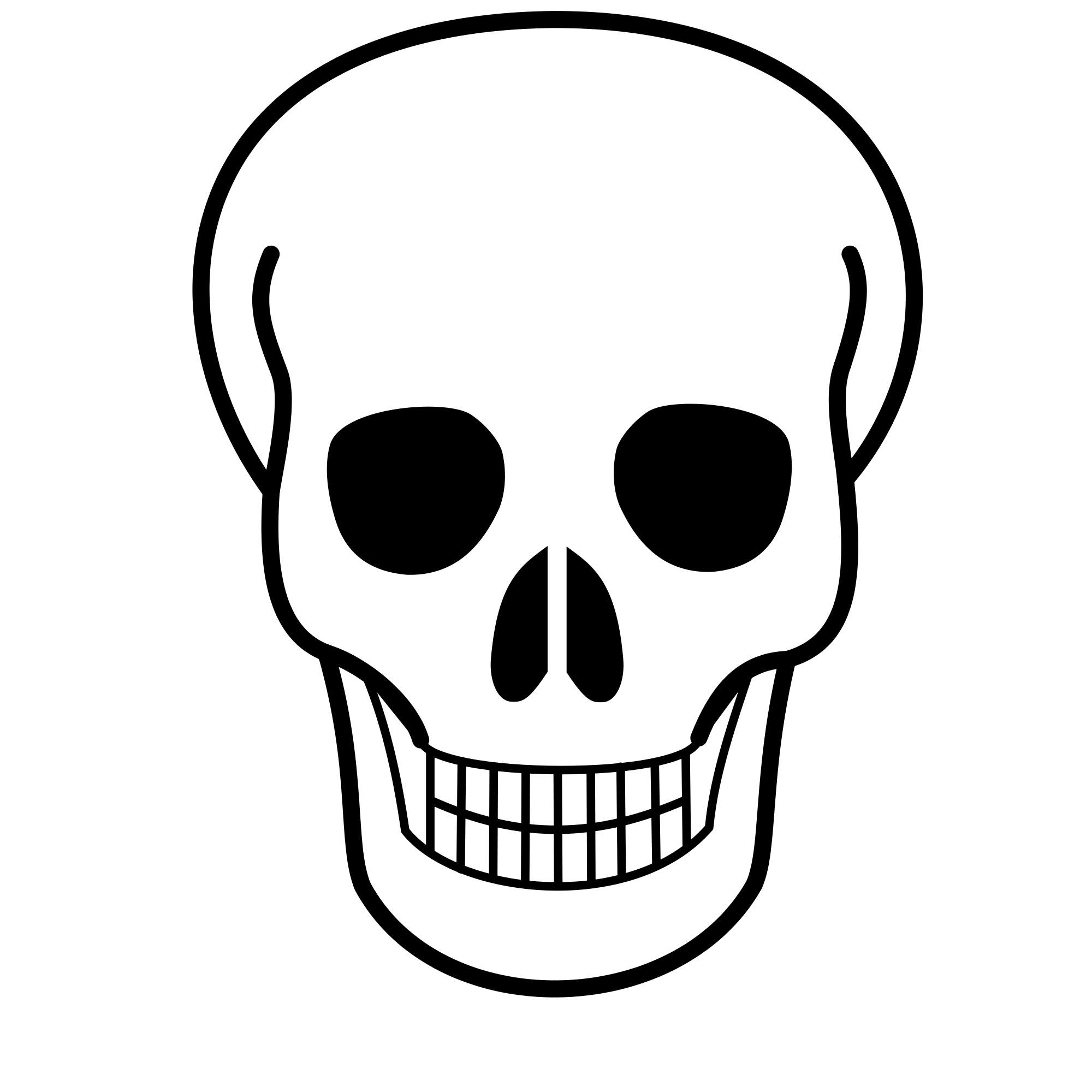 Halloween-Skull PNG HQ Foto