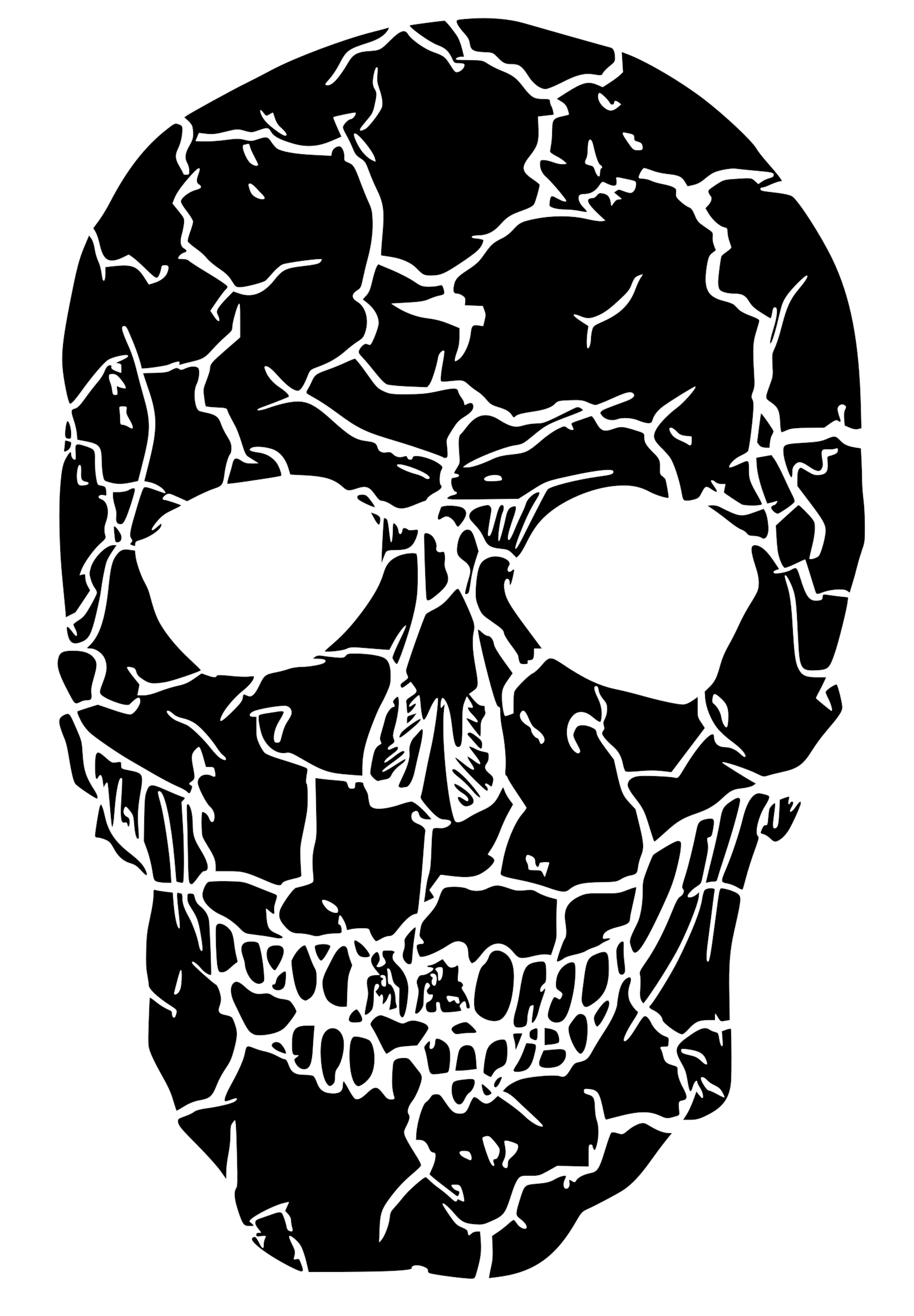 Halloween Skull Transparent HQ