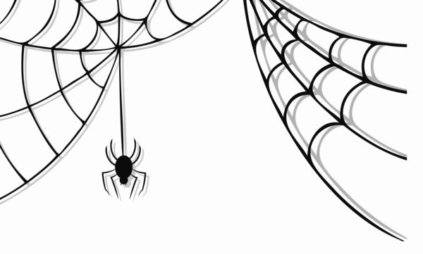 ดาวน์โหลด Halloween Spider Web Image PNG