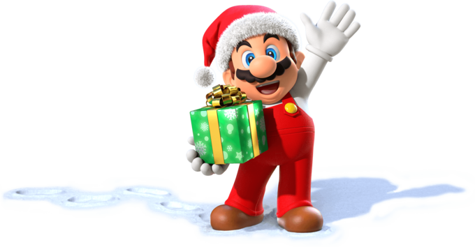 Mario Christmas Download PNG-Bild