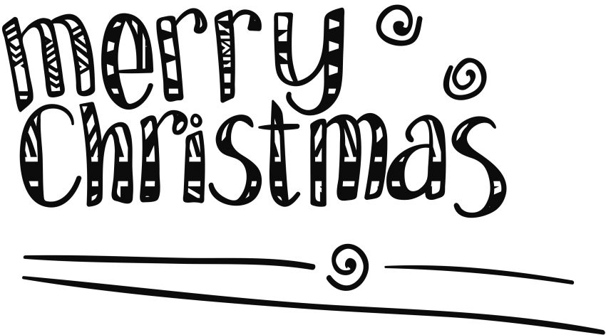 Счастливого Рождества текст PNG Image
