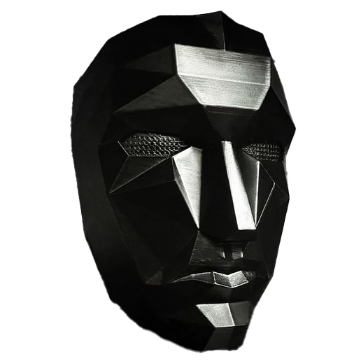 Дизайн маски для квадробики. Маски из игр. Черная маска кальмар. Маска черная для игр. Игры масок.