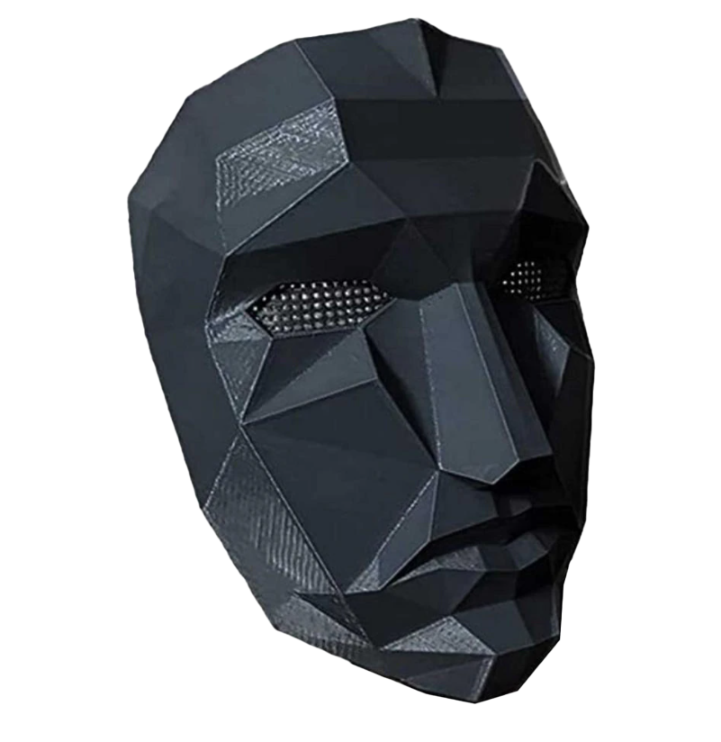 Kalamar oyunu Siyah Maske PNG Resim