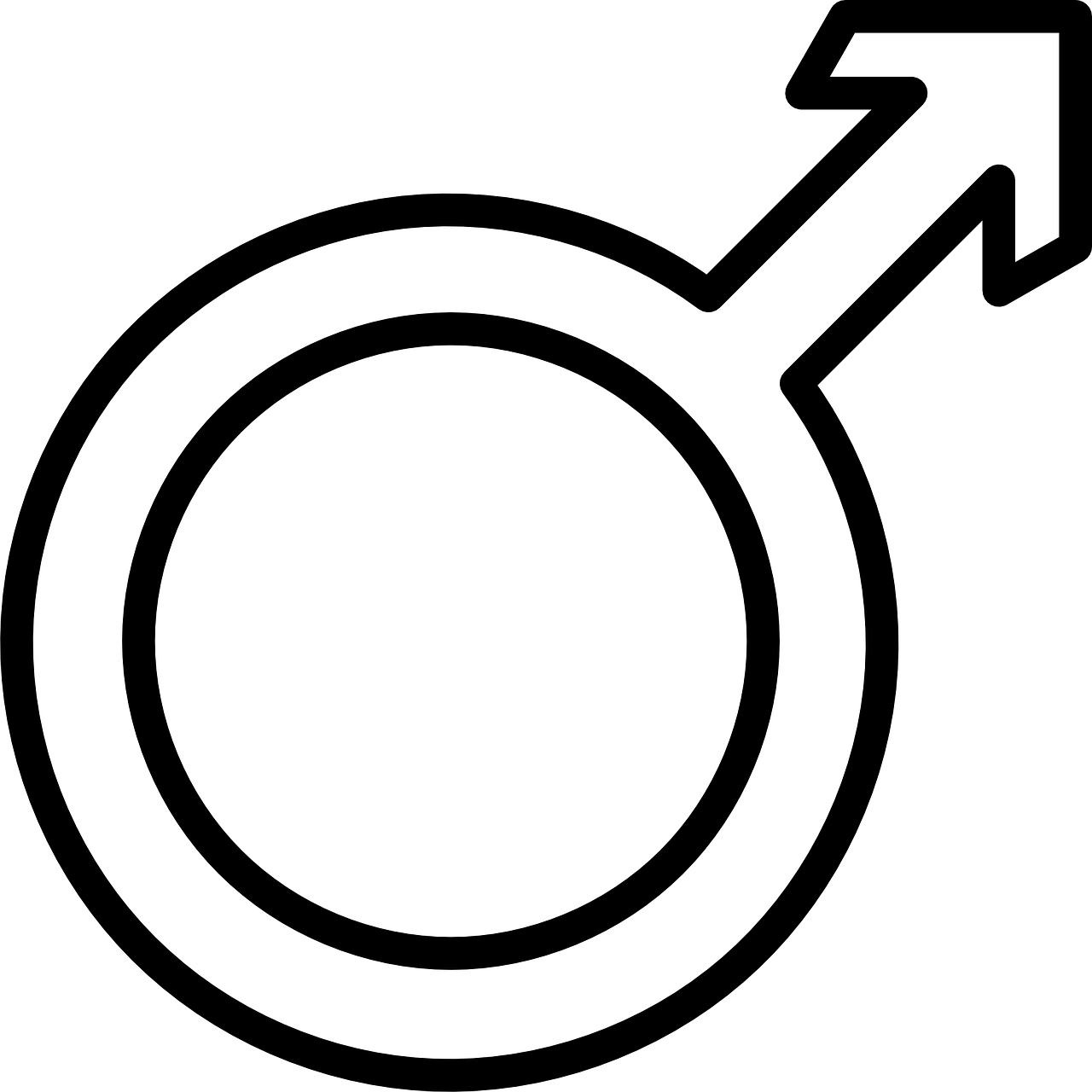Immagine del PNG maschio simbolo di genere