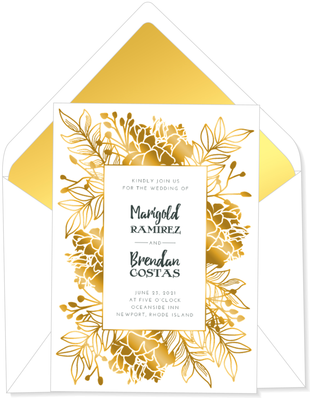 Invitation Watercolor PNG