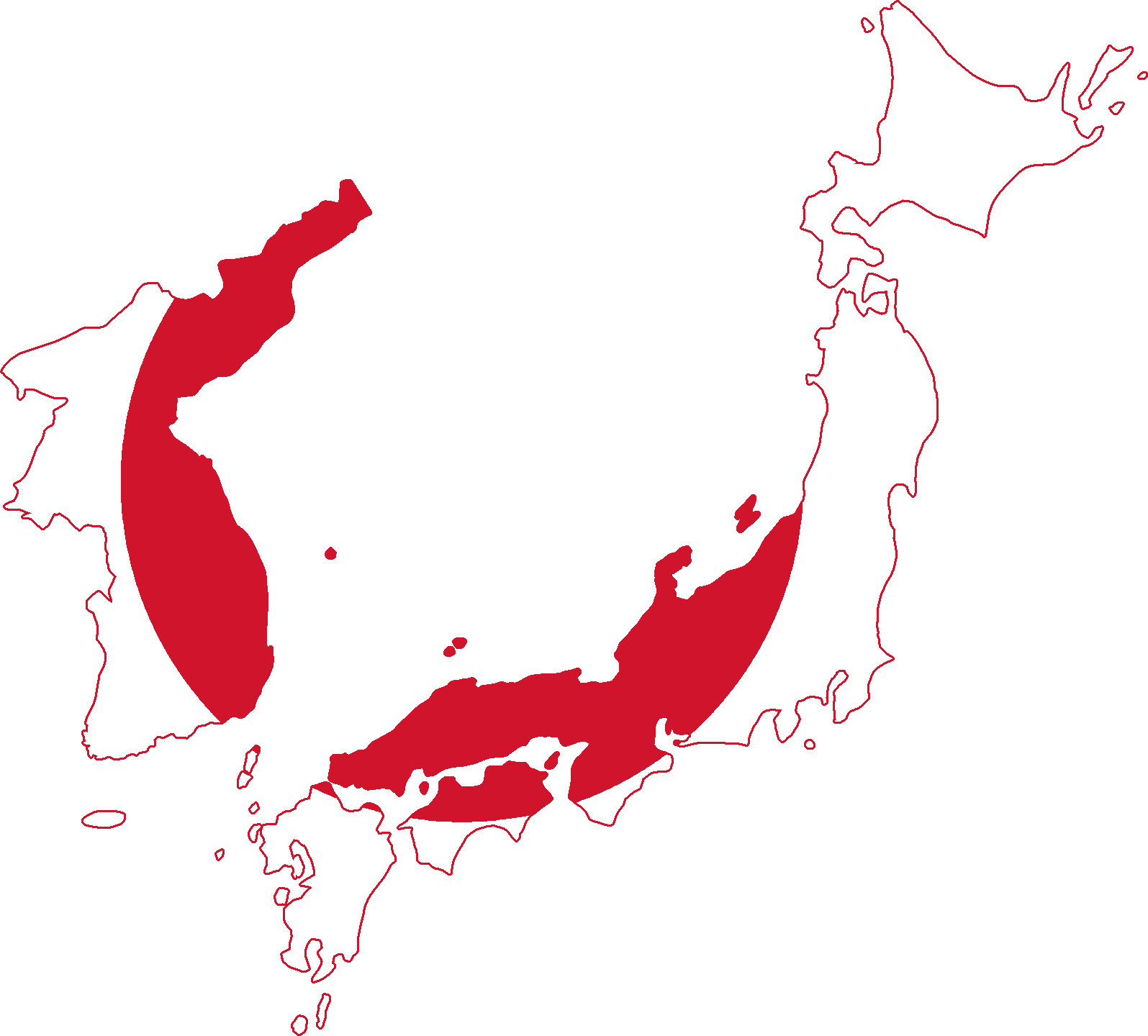 Япония карта PNG Image