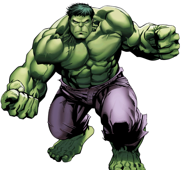 Animasyonlu Hulk Şeffaf Görüntü