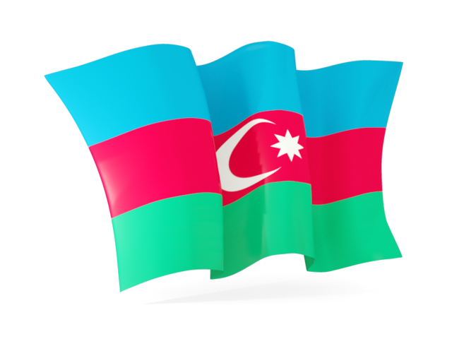 Azerbaycan bayrağı PNG yüksek kaliteli Görüntü