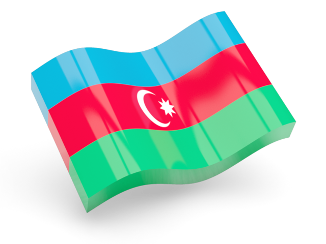 Azerbaycan bayrağı PNG Fotoğraf