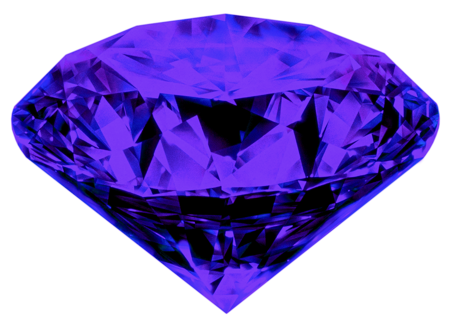 Imagen Transparente de diamante azul