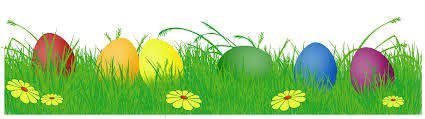 Uova di erba di Pasqua Sfondo Trasparente PNG