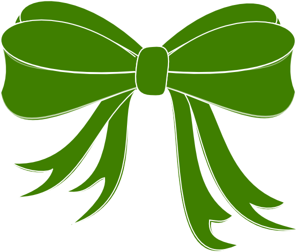 Green Ribbon PNG Picture
