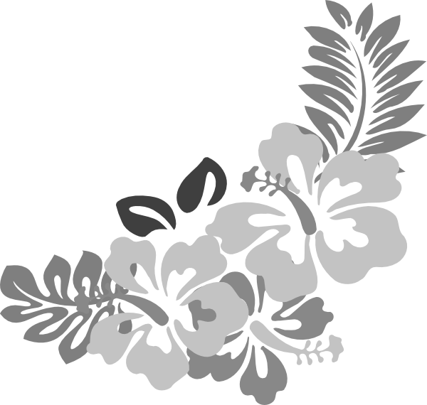 Grey Floral Border PNG Free Download | PNG Arts