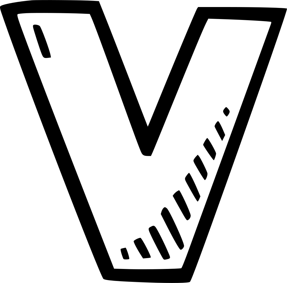 V. Буква v. Буква v символ. Иконка буква v. Буква v на прозрачном фоне.
