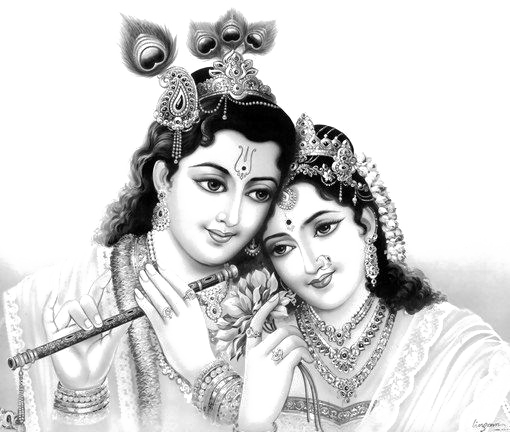 Radha Krishna PNG صورة شفافة