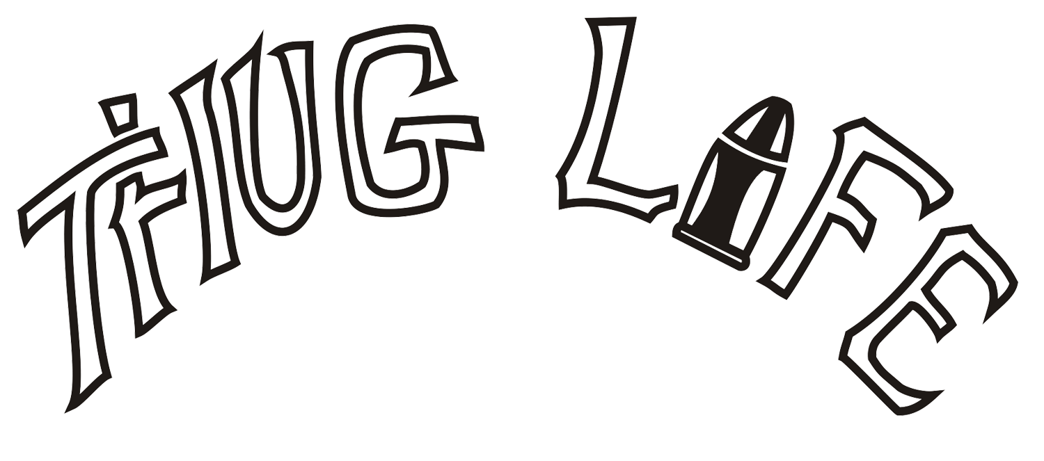 Thug Life Logo GRATUIt PNG image