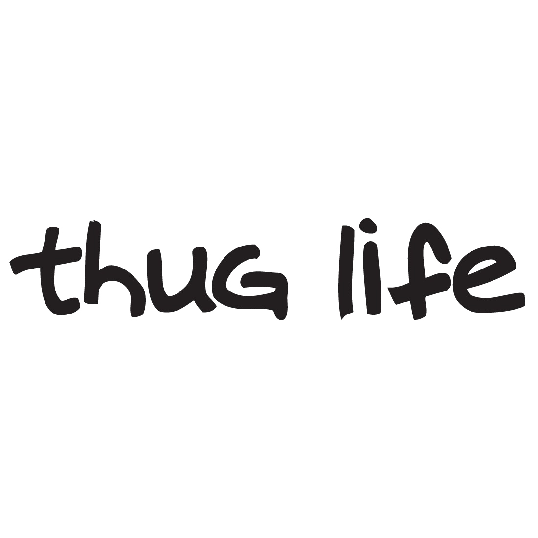 Logo Thug Life PNG Immagine di alta qualità
