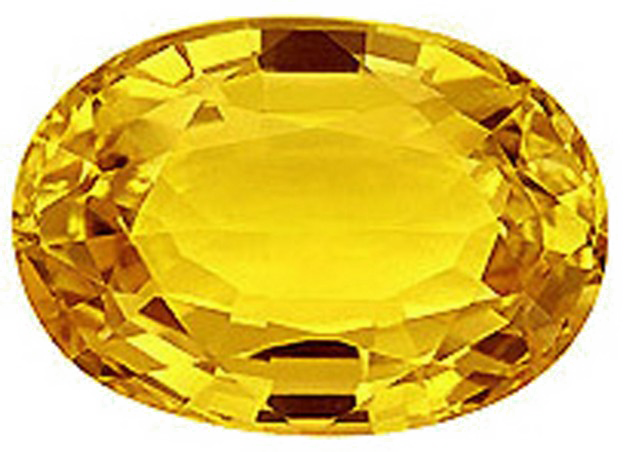 Kuning Sapphire PNG Gambar Transparan