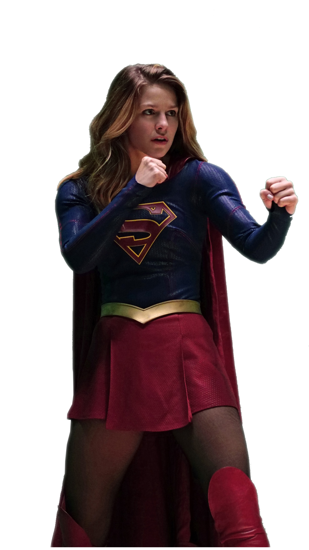 Action supergirl PNG Background Image