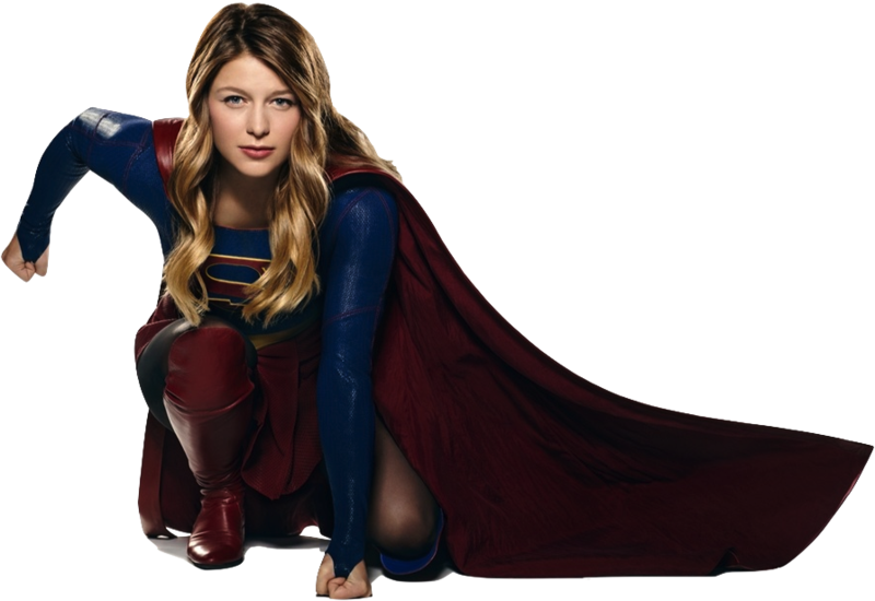 Action Immagine PNG Supergirl