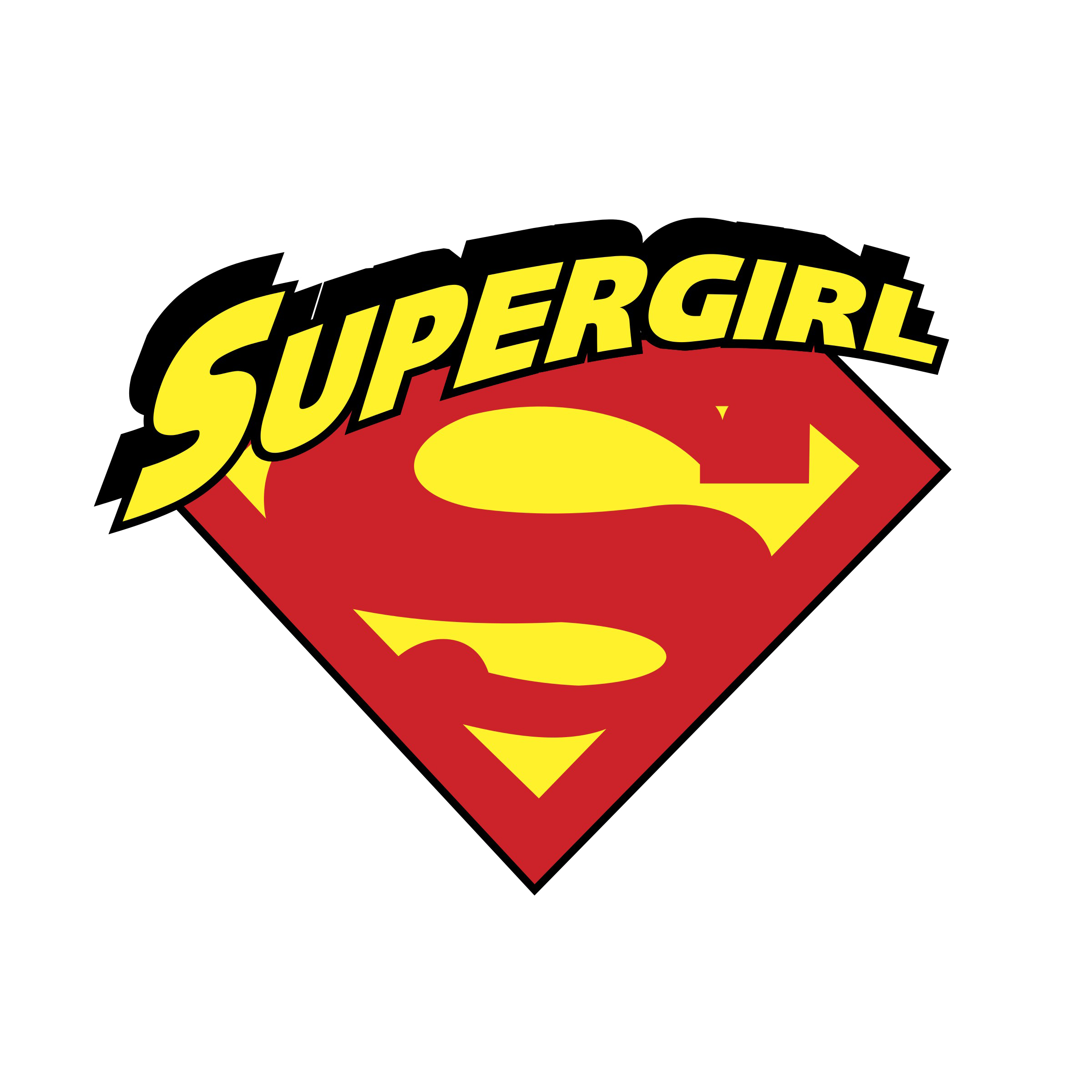 Azione Sfondo Trasparente Supergirl PNG