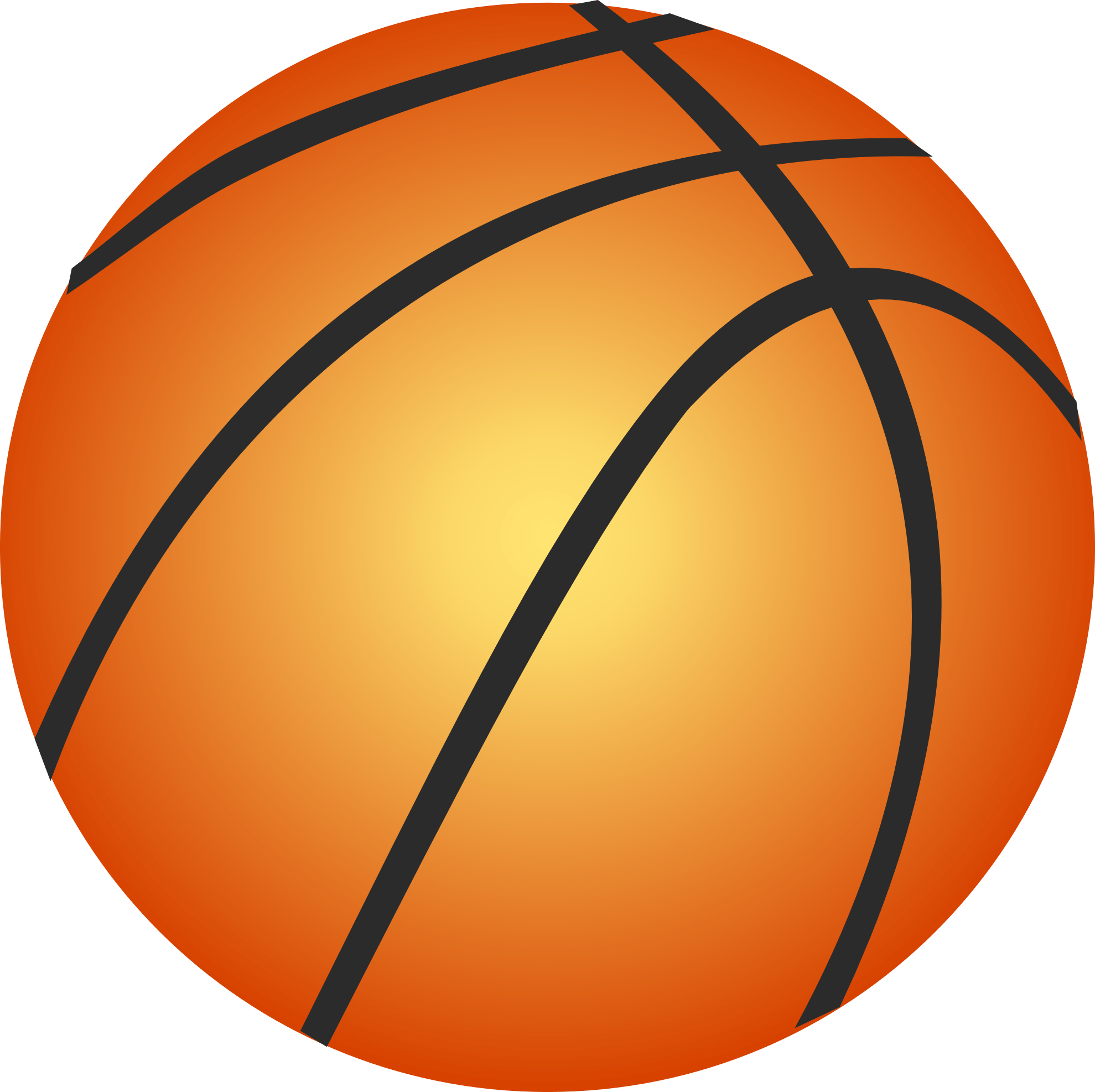 Баскетбольный мяч PNG Прозрачное изображение