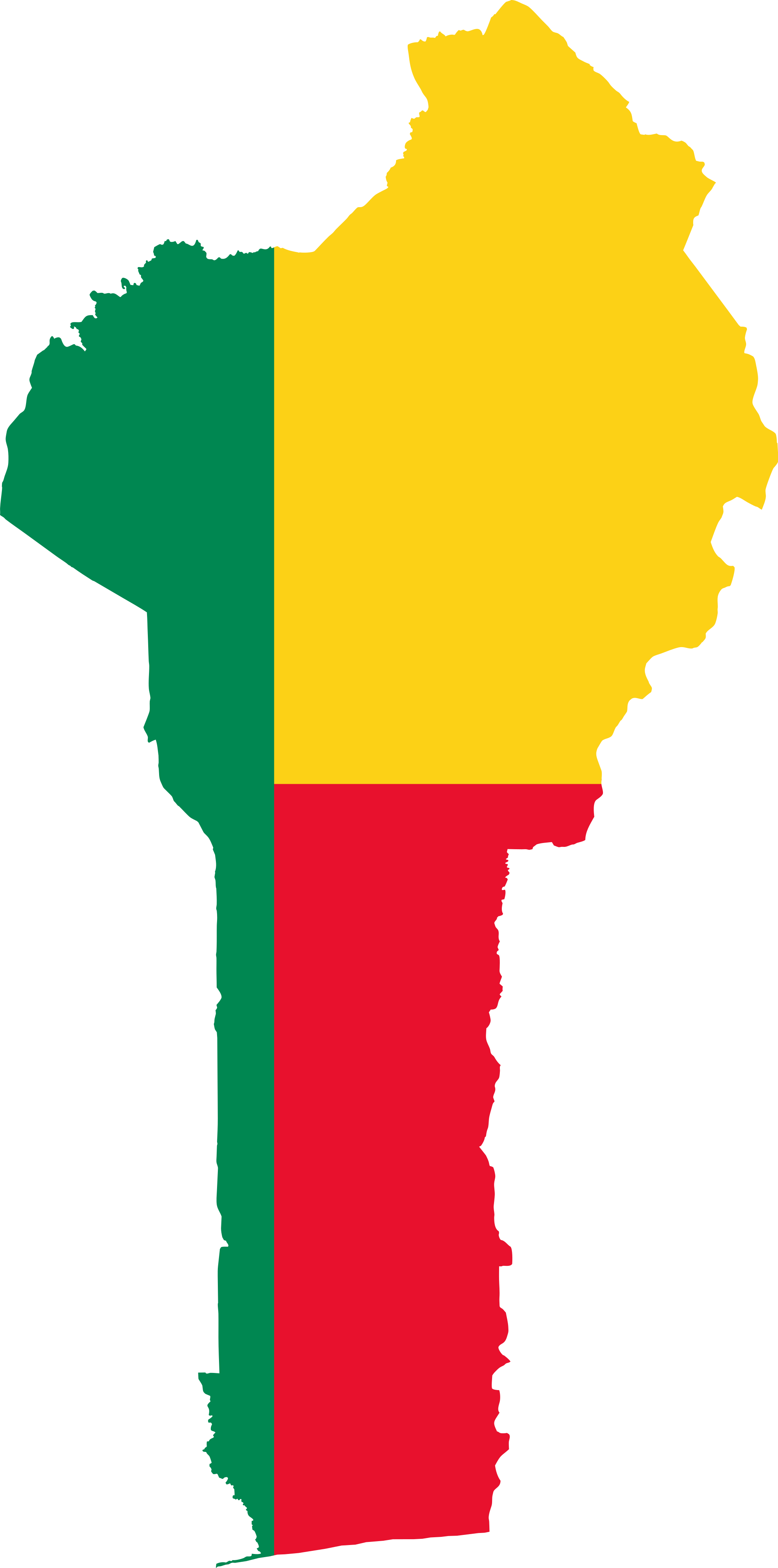 พื้นหลังของ Benin Flag PNG