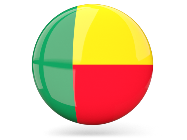 Bénin drapeau PNG Photo