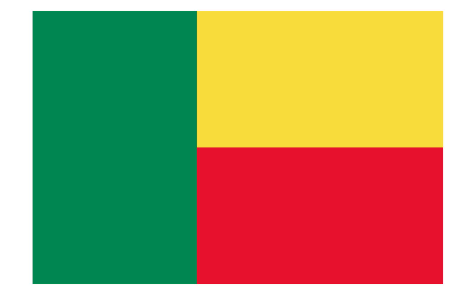 Bénin drapeau Image Transparente