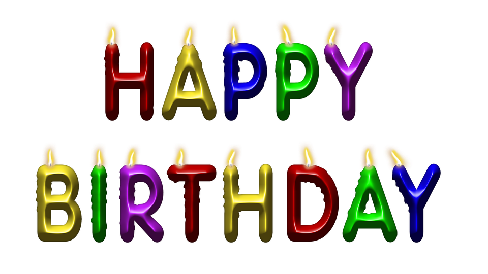 Birthday Candles PNG Image with Transparent Background