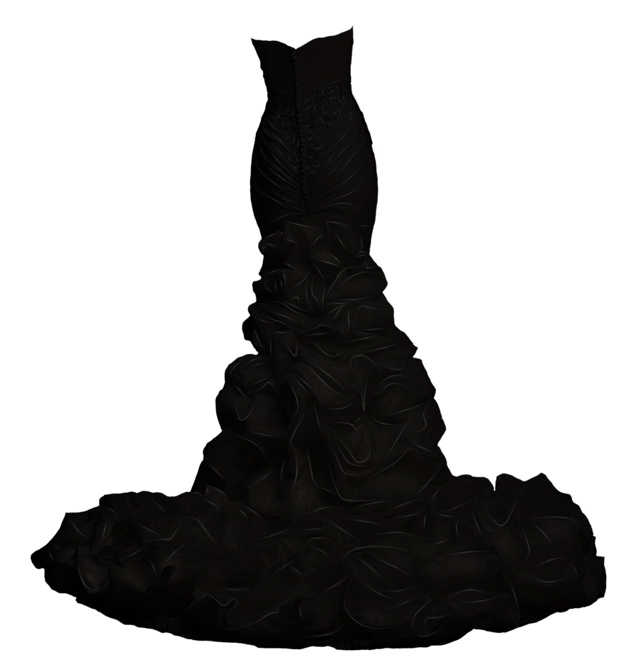 Robe noire image PNG