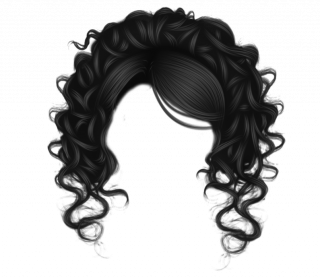 Direct Download Black Hair PNG Image with Transparent Background | PNG Arts